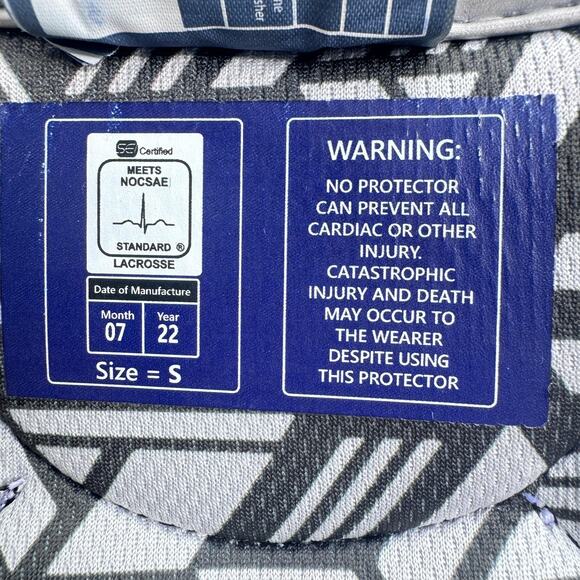 True Temper Zerolyte Lacrosse Shoulder Pads Size Small NOCSAE Certified 2022 - Picture 8 of 10